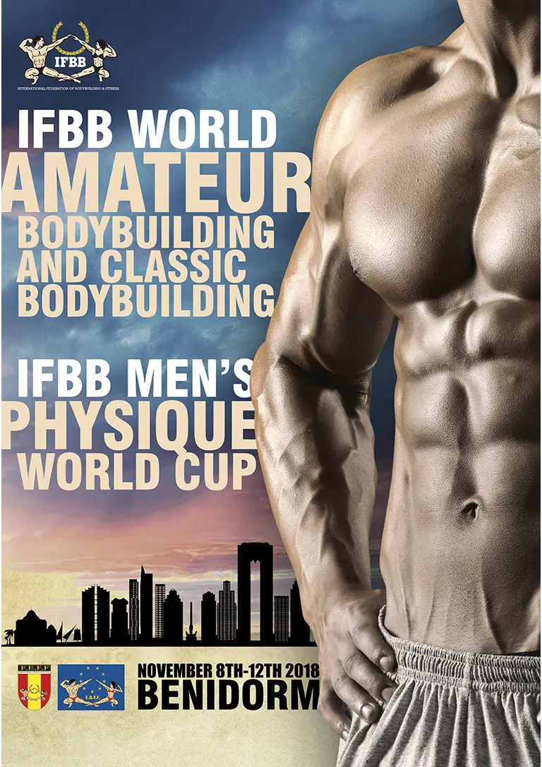 World Men’s Bodybuilding, Classic Bodybuilding, Classic Physique Championships and World Men’s Physique Cup