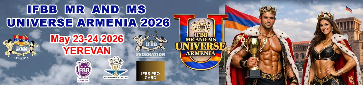 IFBB MR & MS Universe Armenia