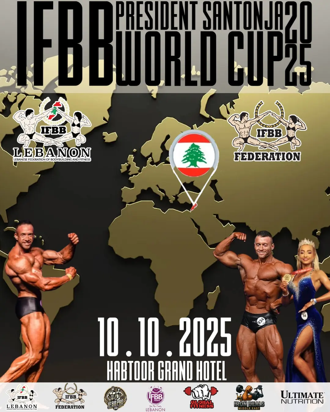 IFBB President Santonja World Cup Lebanon
