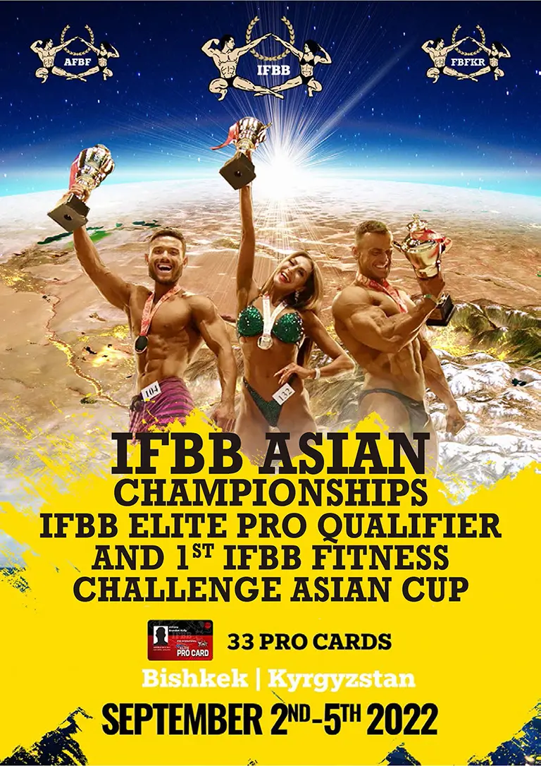IFBB Asian Championships IFBB Elite PRO Qualifier and 1º IFBB Fitness Challenge Asian Cup